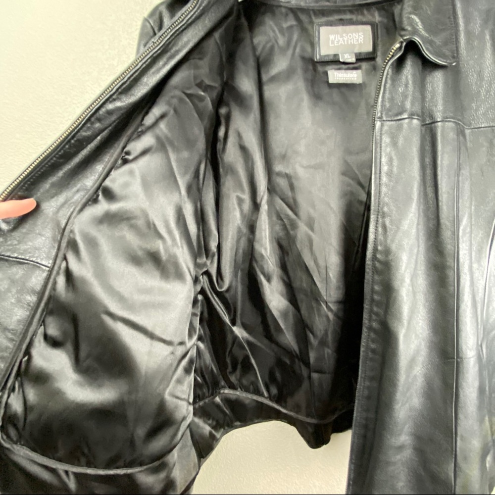 Wilsons Thinsulate insulated leather jacket XL - Picture 8 of 15
